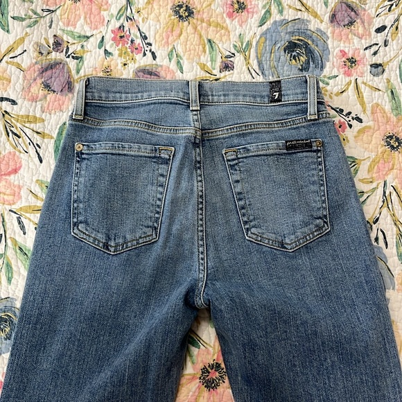 7 for all mankind wide leg jeans - Picture 4 of 5